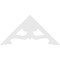 Ekena Millwork Pitch Cornelia Architectural Grade PVC Gable Pediment, 60"W x 30"H x 1"P (12/12) GPP060X030X100CRN - alternate 2